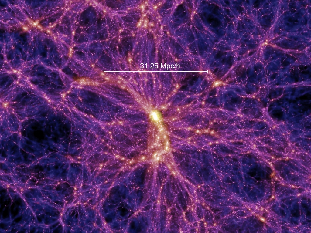 Snapshot of the Millenium simulation.